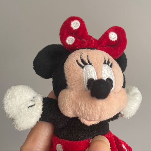 Plush Minnie Mouse Keychain / Purse Charm - 5.5" tall - Picture 2 of 7